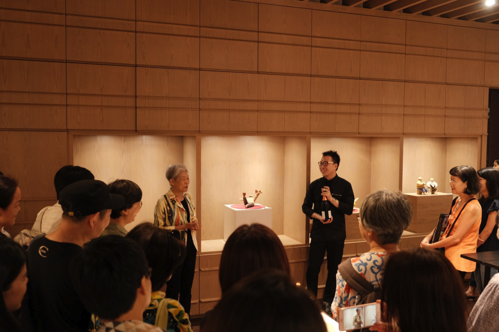Collector gathering at Touch Gallery